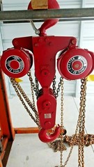 Chester Zephyr 12 Ton 130-12 Hand Chain Hoist 8′ LIFT Double Hook – New Surplus