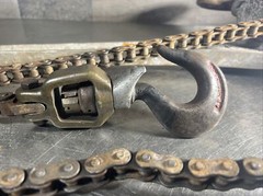 A.B. Chance 3/4 Ton Ratchet Link Chain Hoist. Item ID 4