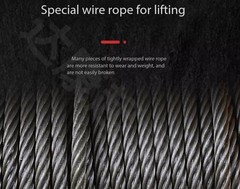1/2/3-Ton 380V Multi-Function Electric Hoist Wire Rope Winch Heavy-Duty Winch