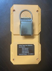 COMBUSTIBLE GAS LEAK DETECTOR; PORTABLE 4-1 GAS DECTECTOR RECHARGEABLE