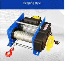 Small Electric Winch 200-400KG Electric Winch 30M Wire Rope Winch Crane
