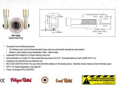 Crosby Group HR-125M Swivel Hoist Ring 1016690 13,750kg 4:1 M36