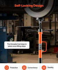 Underhoist Support Stand, 1 Ton (2204 Lbs) Capacity under Hoist Jack Stand with