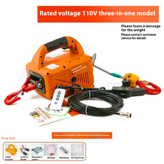 Portable Electric Hoist Wireless Remote Control Crane Portable Lifting Winch