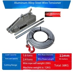 Towing Machine Wire Rope Hand Chain Hoist Electric Tensioner Puller