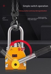 Magnetic Hoist Powerful Suction Cup Lifter 400T 600KG Magnetic Disk Magnet
