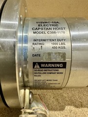 AB Chance C308-1170, 1000lb Capstan Hoist with Foot Pedal