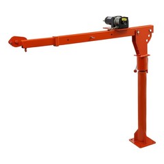 1100LB Truck-Mounted Crane Hoist w/ 12V Electric Winch Pickup Truck Jib Cranes