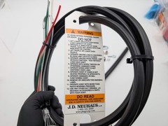 J.D. Neuhaus Air Hoist Control Cable 7ft Length JDN 00018900 B/J OEM Part