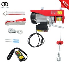 Electric Hoist 880lbs with 328ft Wireless Remote Control, 40ft/20ft Lifting