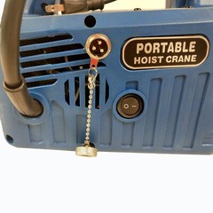 110V Portable Wire-controlled Electric Hoist 450KG 7.6M Household Electric Winch