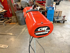 CM LODESTAR 1/4 TON 500 LBS ELECTRIC CHAIN HOIST 110V