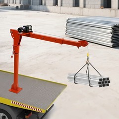1100 LB Truck-Mounted Crane Hoist Truck-Mounted Crane with 12V Electric Winch