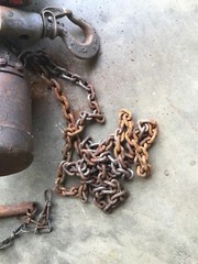 INGERSOLL-RAND ARO 1/4 TON (550 Lb) PNEUMATIC AIR CHAIN HOIST 7718E