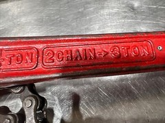 Coffing Hoist 1 Chain-1 1/2 Ton 2 Chain-3 Tons Chain Hoist Used Surplus. ID #4