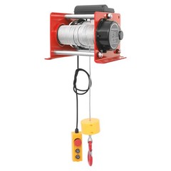 Electric Hoist with Long Steel Wire Rope 10.43×10.63×9.84 in 881LBS 110V Red