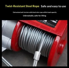 Mini Electric Hoist, Small Crane, 220V Small Hoist, Wireless Remote Control