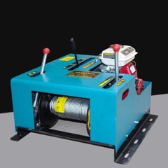 Horizontal Heavy-duty Winch Gasoline Hoist Traction Machine Electric Winch