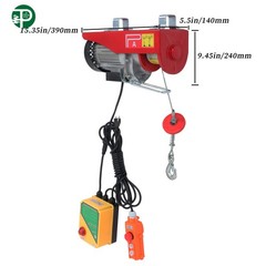 1320 lbs 110V Electric Hoist with 328 ft Wireless & 14 ft Wired Remote Control
