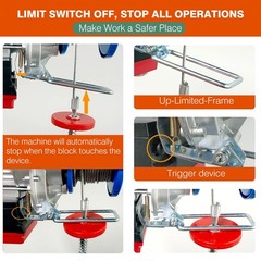 Dremvoist Electric Hoist with Remote Control,1760lbs Electric Hoist 110 Volt