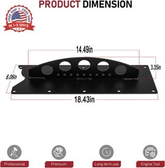 Heavy-Duty LS Engine Lift Plate for Gen III Gen IV LSX LS1 LS2 LS3 6.0 6.2 5.3 4