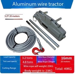 Towing Machine Wire Rope Hand Chain Hoist Electric Tensioner Puller