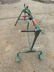 Wemco Manual Lift Wire Reel Pay-Out Stand Heavy Duty Steel 2500lb USA Made