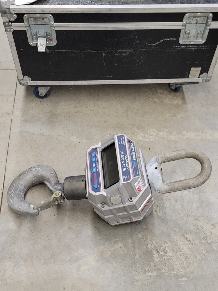 Porta-Weigh X-Plus MSI-4300 30,000 X 10 lbs Hanging Portable Crane Scale