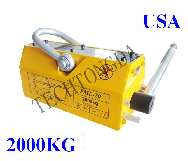4409lb/2000KG Magnetic Lifter Steel Crane Hoist Neodymium Magnet