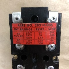 HUBBELL, PG5, START-STOP PLUG-IN INSERT, 28318-005 New