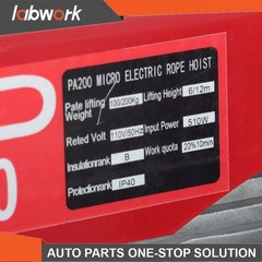 Labwork 440 lbs Lift Electric Hoist 110V Electric Winch Single/Double Slings