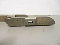 x2 Cleavland Tramrail 3-1/2″ Collector Shoe Insert 3-3/4″ x 1/2″ x 5/8″