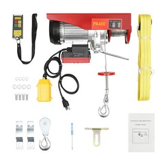 Electric Cable Hoist Crane Winch Garage Lift 1320/550/880/440/1800/2200/660lbs