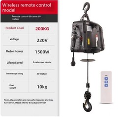 Portable Electric Hoist 220v Small Crane Lifting Electromechanical Hoist