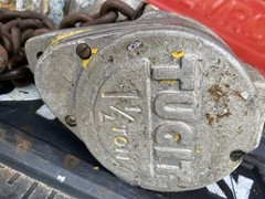 Vintage Tug It 1 1/2 Ton Ratchet Chain Hoist Winch Rigging Puller Lift Used