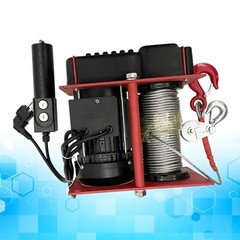 220V Electric Hoist Winch 880/1760lb Engine Crane Overhead Wired Remote Control