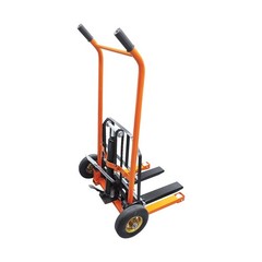 Manual 400lbs Push Pull Forklift Warehouse Material Lift Tool Winch Stacker