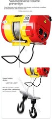 Mini Electric Hoist 220V Suspended Lifter Home Use Lifting Crane Winch