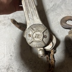 USA C&M 1.5 Ton Ratchet Link Chain Lever Hoist Come-A-Long 6′ Puller ED4U 2076A