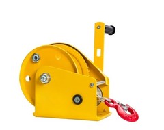 Small Portable Winch with Automatic Brake, Manual Winch, and Towing Machine