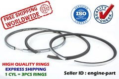 4.155″ +.030 Piston Rings Set Fit For Chevy 400 SBC V8 Mahle 40141CP.030