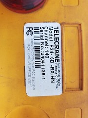 USED – Telecrane F24-6D-RX-HN 140 Channel AC 110V (50-60hz) (HR)