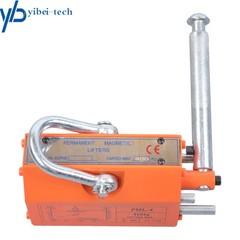 880lbs/400kg Magnetic Lifter Lifting Magnet Hoist 2.5 Safety Factor Orange