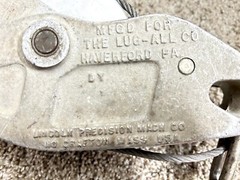 LUG ALL MODEL 1000-15 1/2 TON CABLE Hoist Lincoln Precision Made In USA 🇺🇸