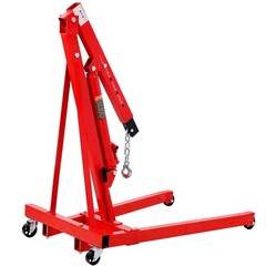 1500 Lbs Folding Engine Hoist Cherry Picker Shop Crane Heavy Duty Steel