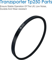 TP250 Ladder Elevator V-Drive Belt Size 51 Inches Replacement Tranzporter Roof,
