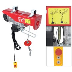 Electric Hoist 1760lbs Winch Crane 1350W Overhead Lift with Wired Remote Control