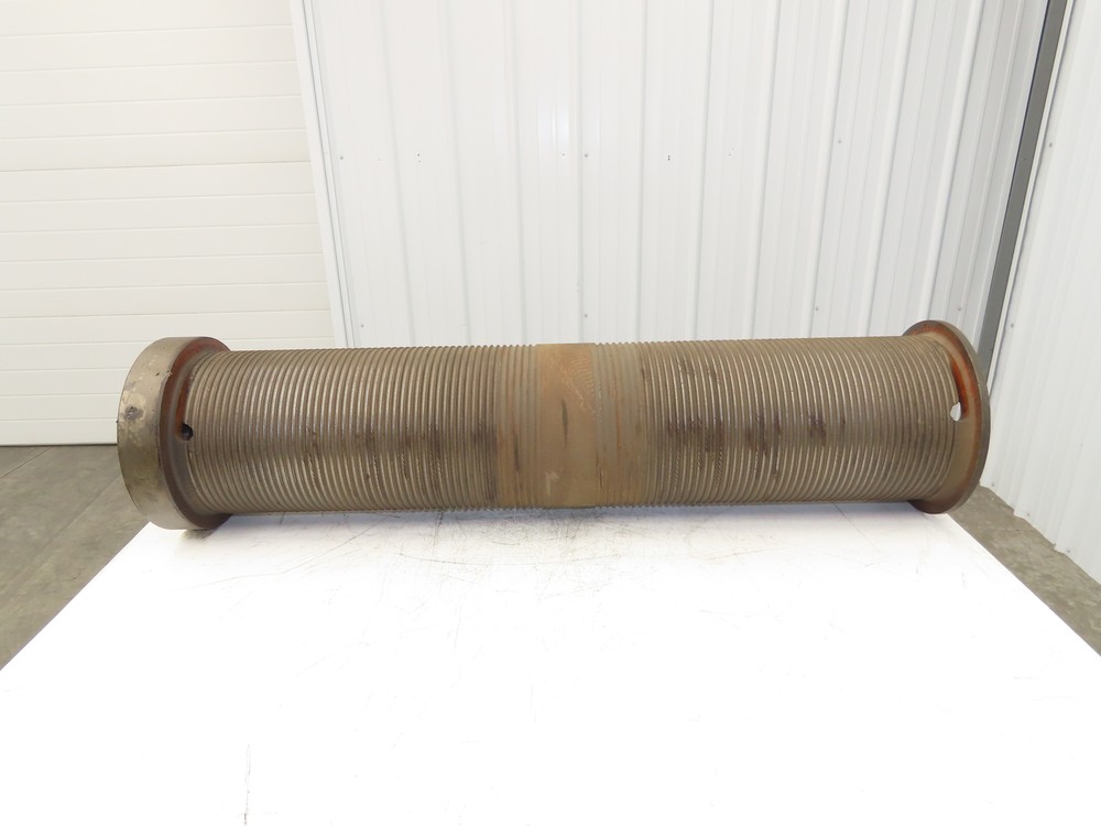 P&H Cleveland Tramrail 4 Ton Bridge Crane Hoist Wire Rope Cable Drum 28′ Lift