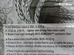 Champion Power Equipment Winch Rope Synthetic 85′ 8000 lbs. to 10000 lbs