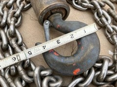 11-foot Spark Resistant Hoist Chain Brass Bronze Hook Stainless Steel KB-357-A